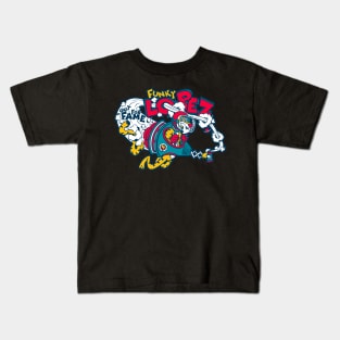 Funky lopez tiger out for fame graffiti Kids T-Shirt